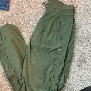 Lululemon Athletica Green Cargo Pants